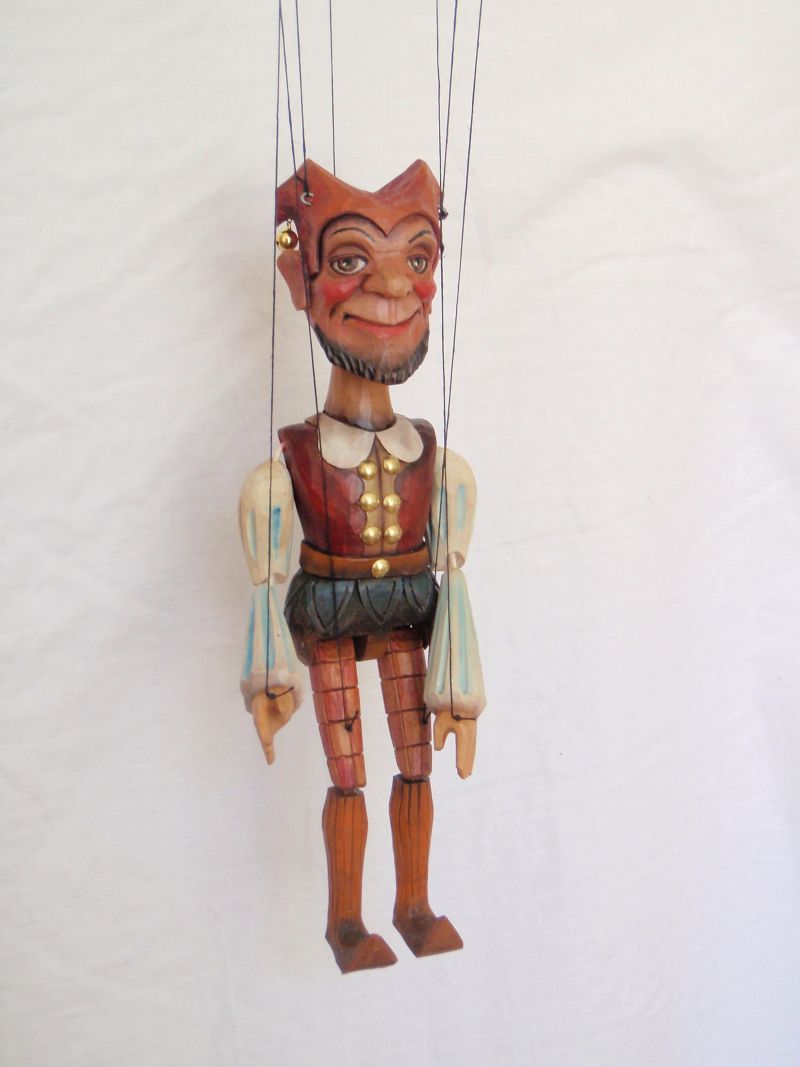 Jester marionette puppet KW002