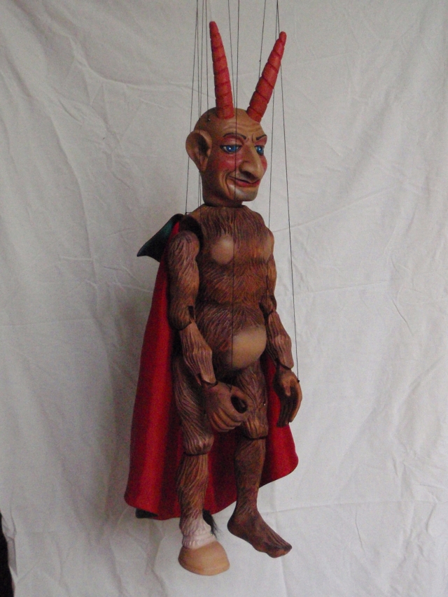 Devil puppet marionette C 014